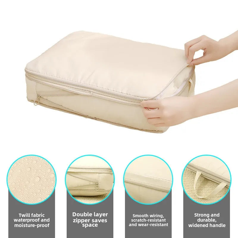 Cubes de Compression de Voyage — Set 4 Pièces Organisateur Valise