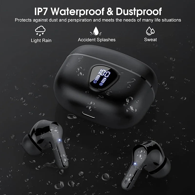 Écouteurs Sans Fil UYUXIO — Bluetooth 5.3, ENC 40dB, IP7, 40h d'Autonomie