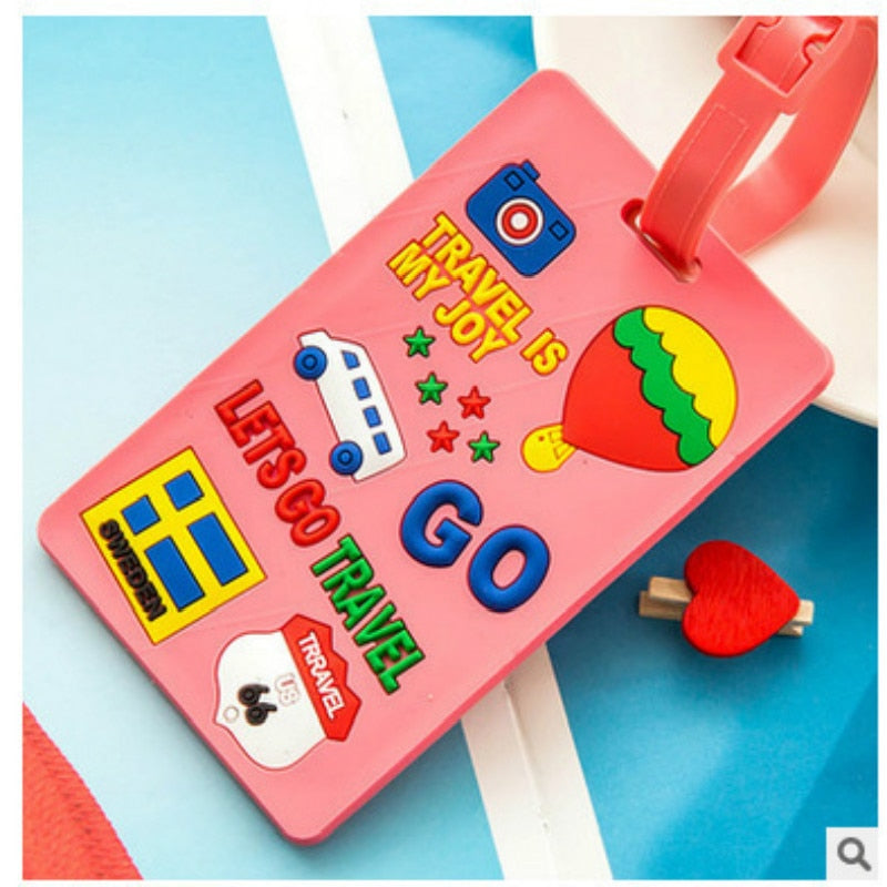 Étiquettes d'embarquement créatives