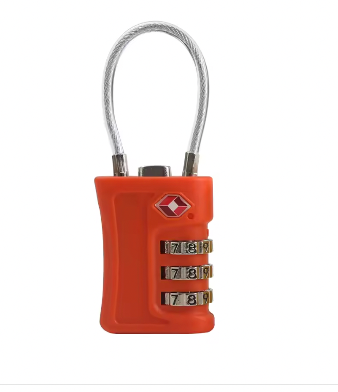 Cadenas TSA Filaire à Combinaison 3 Chiffres — Anti-Vol pour Valise