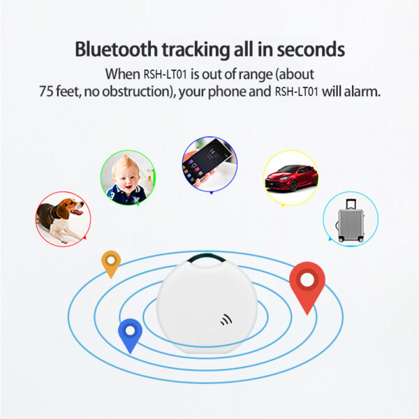 Traceur Bluetooth Anti-Perte — Porte-clés Localisateur Intelligent