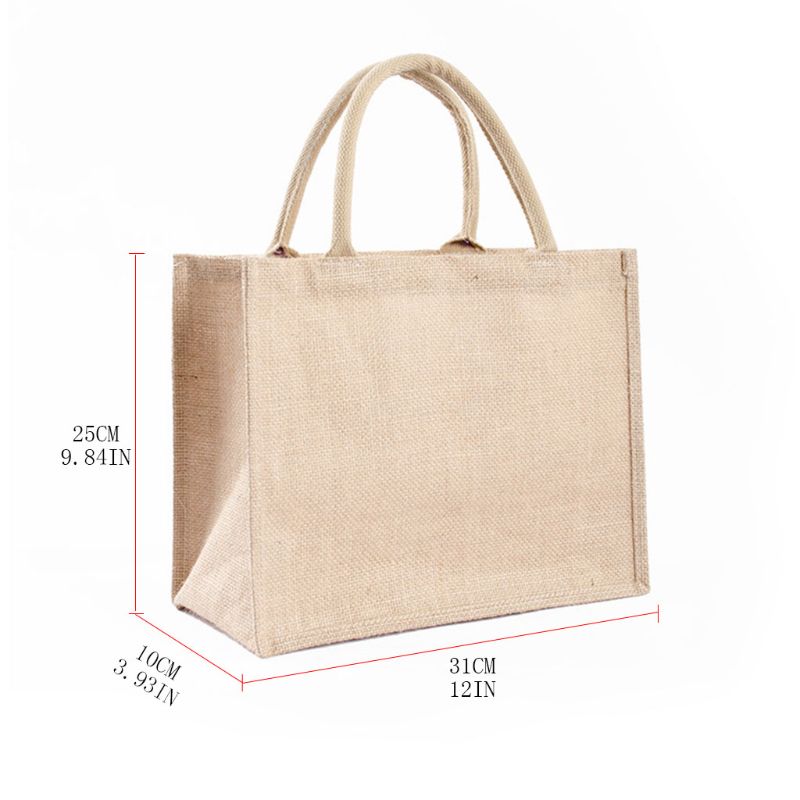 Tote bag en toile de jute