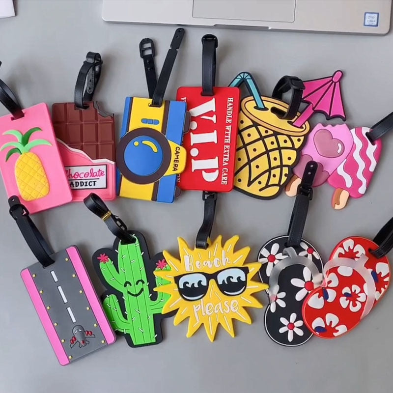 Étiquettes d'embarquement créatives