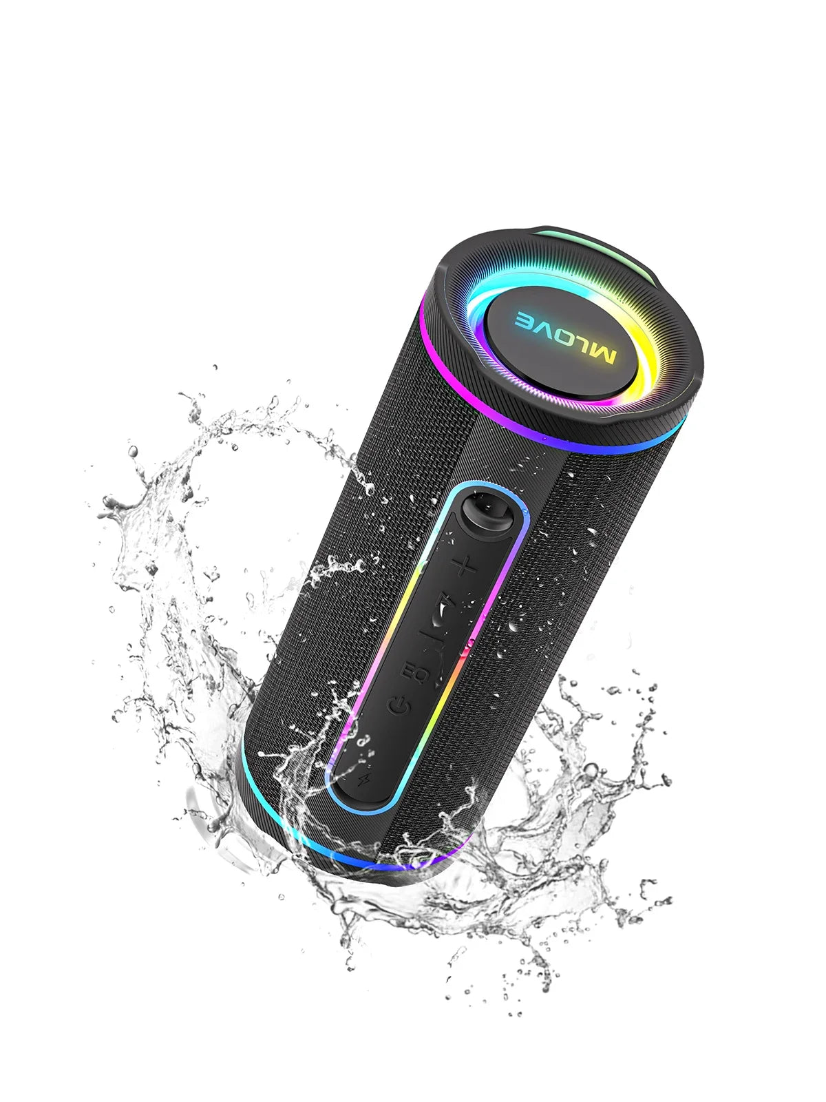 Enceinte Bluetooth Portable MLOVE E80 — 30W, IPX7, RGB, 10h d'Autonomie