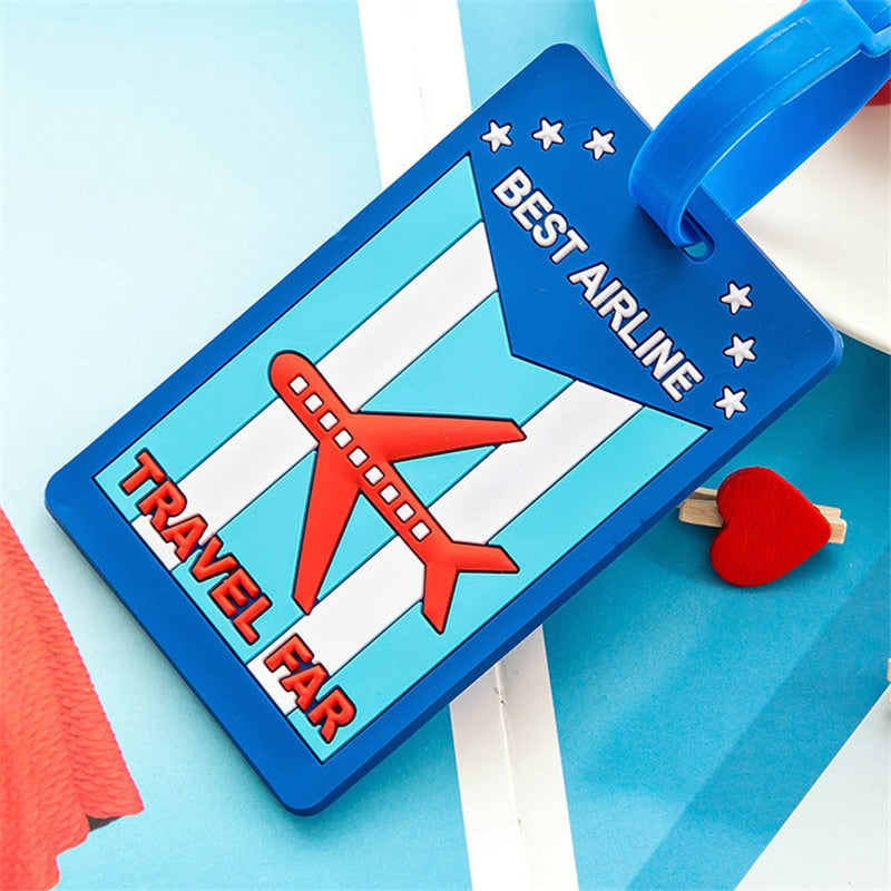 Étiquettes d'embarquement créatives