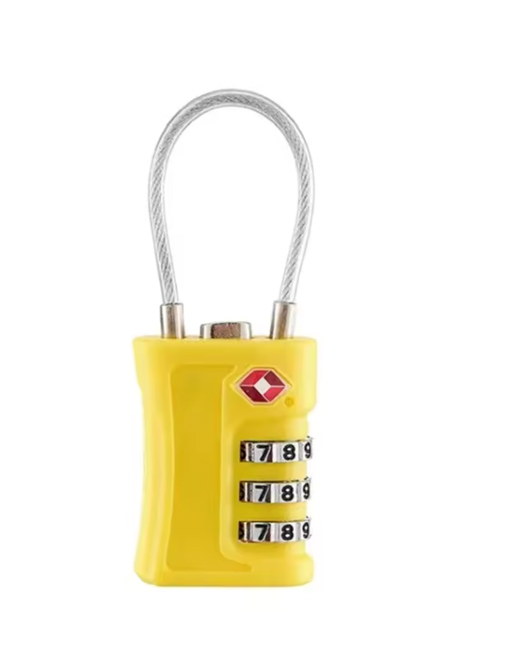 Cadenas TSA Filaire à Combinaison 3 Chiffres — Anti-Vol pour Valise