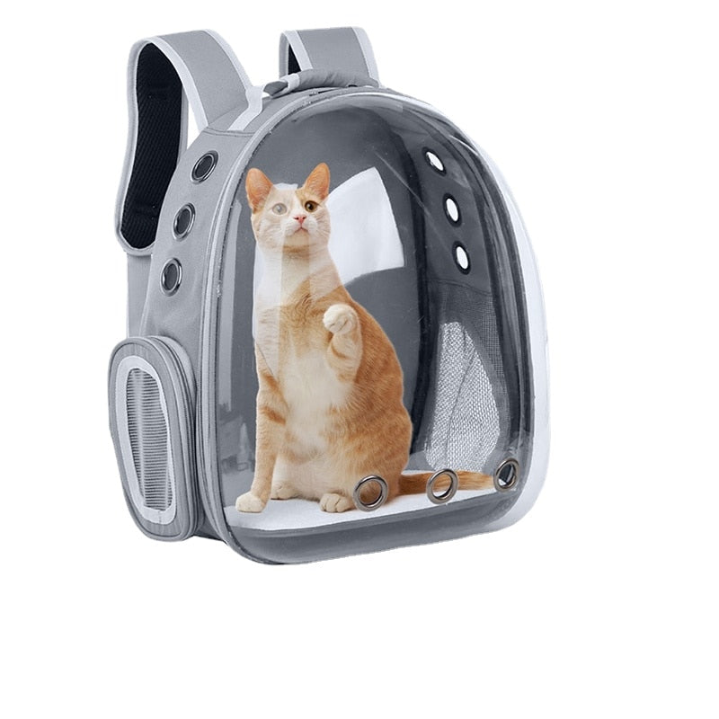 Sac à dos respirant pour chat en plastique recyclé
